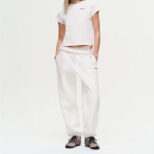 Madhappy Classics White Fleece Sweatpants